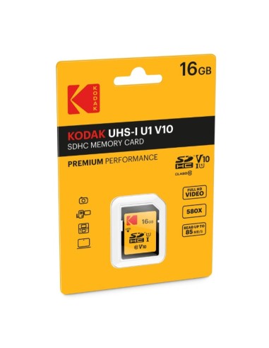 Tarjeta SD Kodak 16GB SDHC UHS-I U1 V10 90MB/s