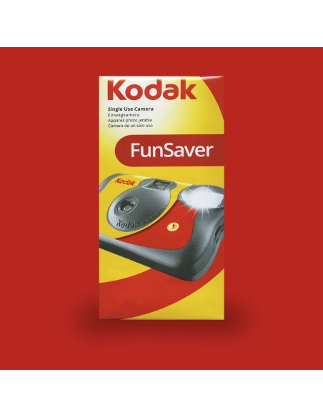 Cámara Desechable Kodak FunSaver 800 27 Exp - Flash Incorporado