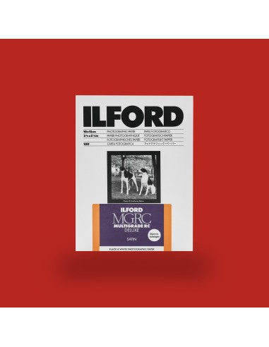 Papel Ilford Multigrade RC Deluxe Satin 10x15cm...