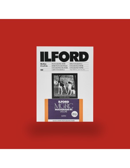 Papel Ilford Multigrade RC Deluxe Satin 10x15cm 100 Hojas