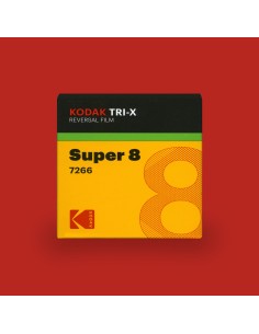 Carrete Super 8 Kodak Tri-X 7266 – Blanco y Negro 15 m