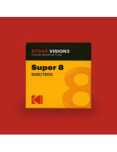 Película Super 8 Kodak Vision3 50D 15m - Negativo Color