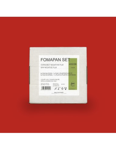 Pack Fomapan 400 35mm 5+1 Carretes - Blanco y...
