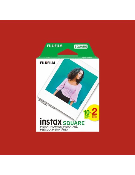 Pack x2 Fujifilm Instax Square – Cartuchos de 10 Fotos (20 fotos)