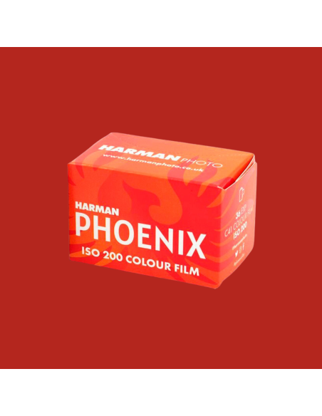 Película Harman Phoenix 200 35mm 36exp - CADUCIDAD FECHA 07/2025 Color Negativo Experimental