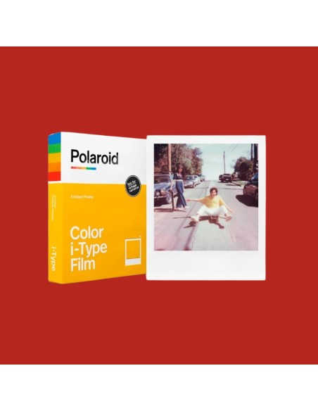 Película Polaroid i-Type Color - 8 Fotos Instantáneas Sin Batería