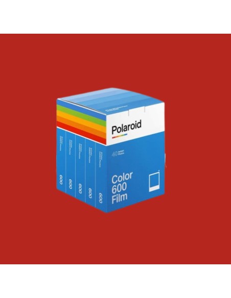Pack Película Polaroid 600 Color - Pack x5 Cartuchos de 8 Fotos Instantáneas