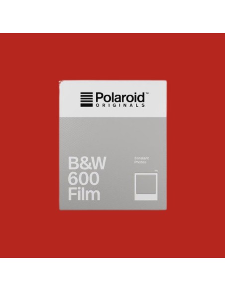 Película Polaroid 600 Blanco y Negro - 8 Fotos Instantáneas