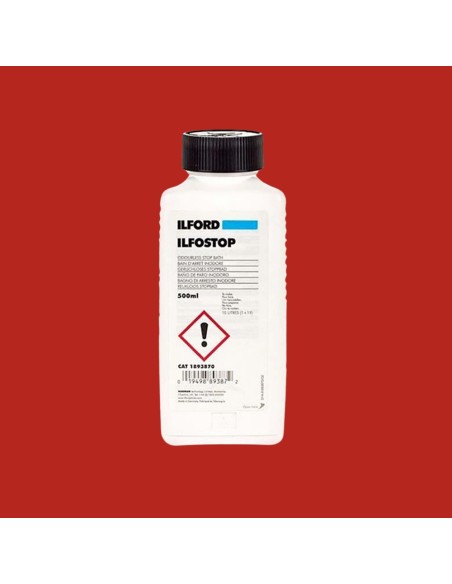Baño de Paro Ilford Ilfostop 500 ml para Revelado B&N