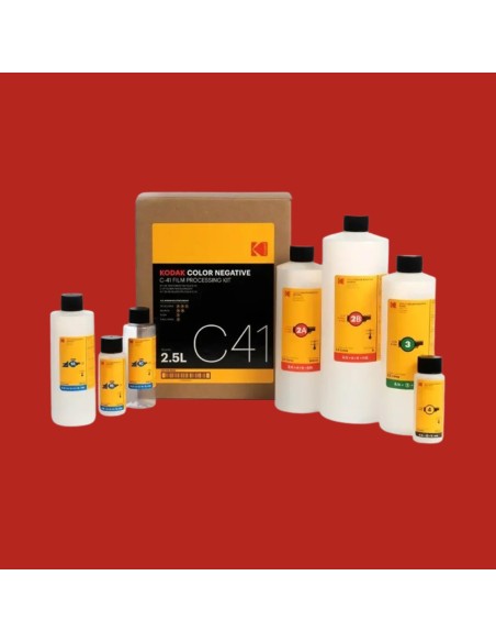 Kit Revelado Kodak Flexicolor C-41 2.5L - Química Profesional Color Negativo