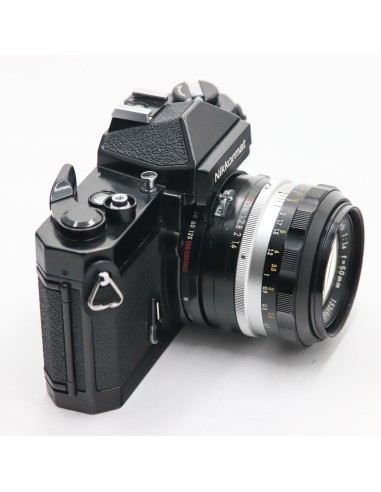 Nikkormat FT Negra + Nikkor-S Auto 50mm f/1.4 -...