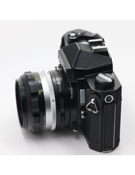 Nikkormat FT Negra + Nikkor-S Auto 50mm f/1.4 - Réflex Mecánica Nikon F Mount