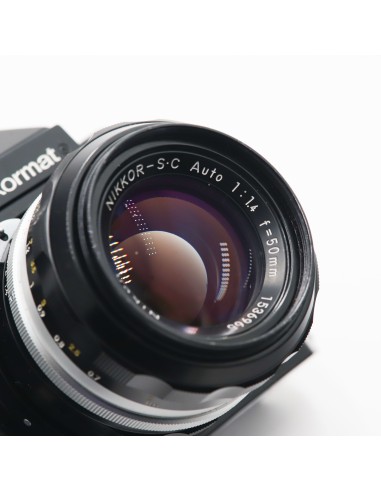Nikkormat FT Negra + Nikkor-S Auto 50mm f/1.4 -...