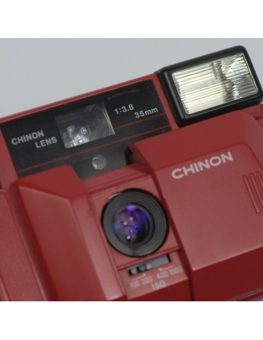 Chinon 35F-II Roja - Cámara Compacta 35mm...