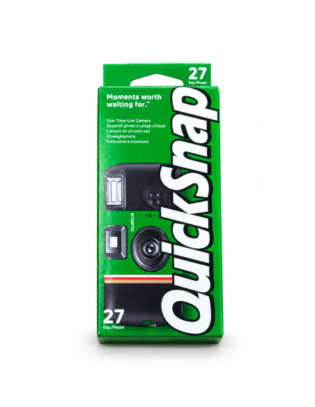 Fujifilm QuickSnap – Cámara Desechable 27 Exposiciones con Flash