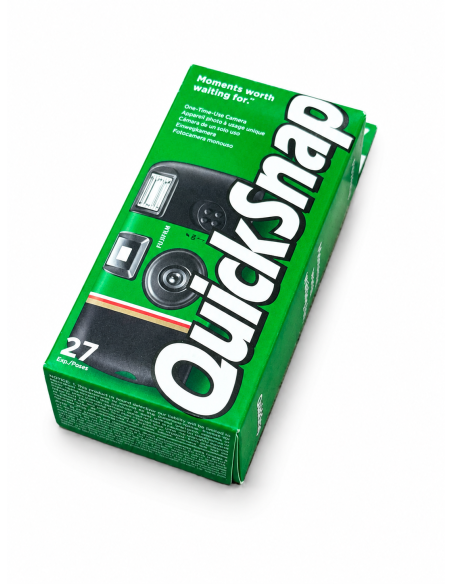 Fujifilm QuickSnap – Cámara Desechable 27 Exposiciones con Flash