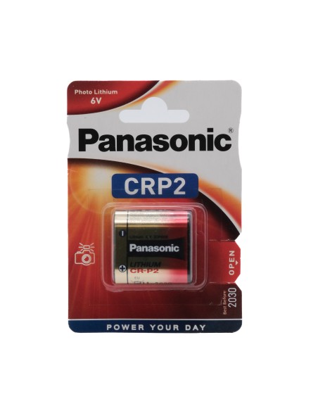Pila Panasonic CRP2 6V Photo Lithium - Batería para Cámaras analógicas