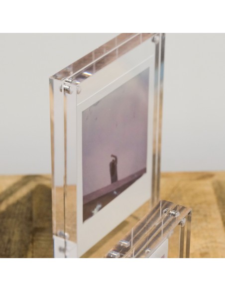 Marco Metacrilato Transparente para Polaroid e Instax Wide - 10x15cm